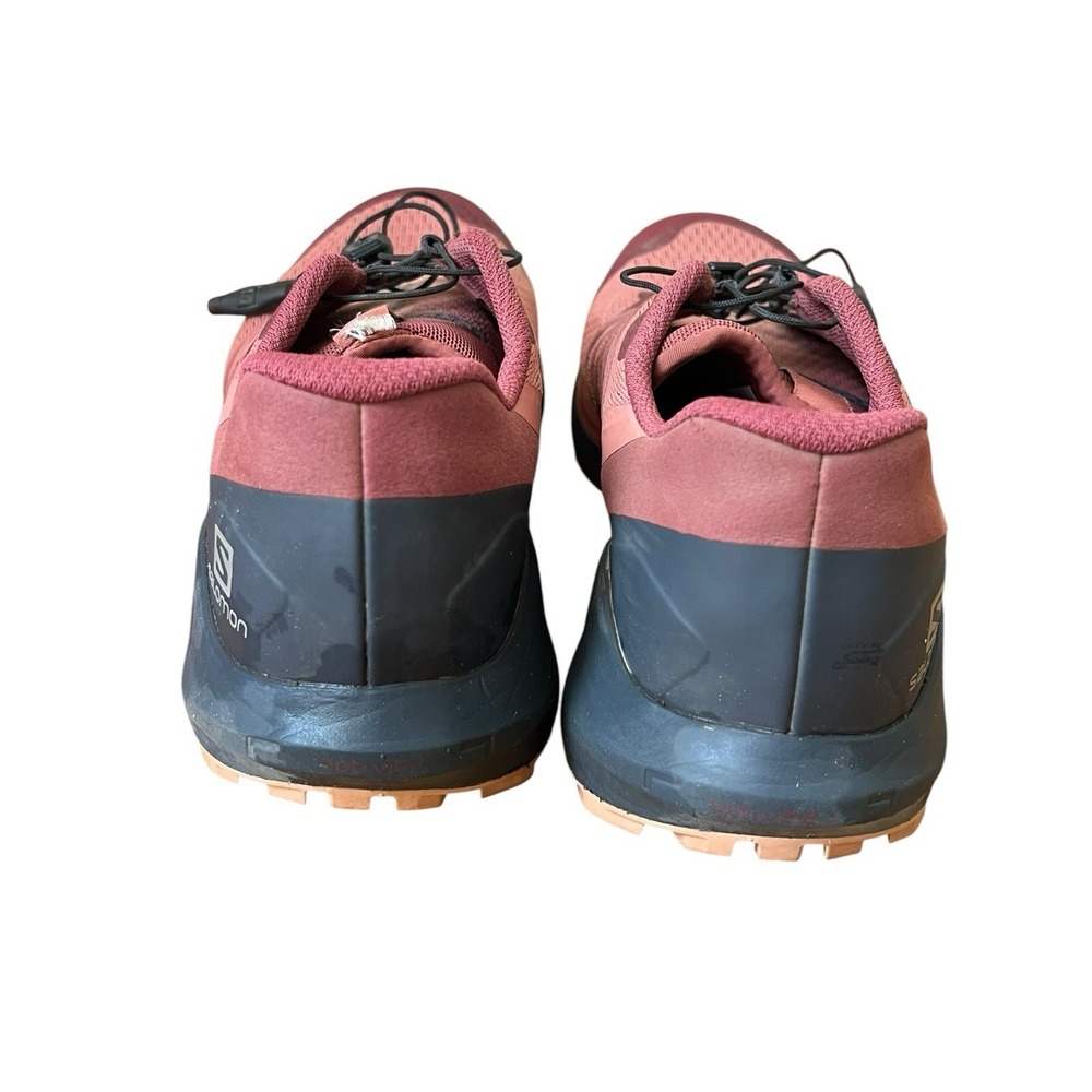 Salomon Sense Ride 5 Shoes Womens Size 8.5 Pink Trail Running Sneakers Contagrip - Picture 4 of 7